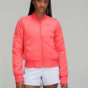 Like New Lululemon reversible Coral Bomber Jacket